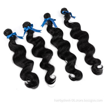 Noble gold synthetic hair beautiful natural hair color body wave wonderful Brazilian synthetic hair extension